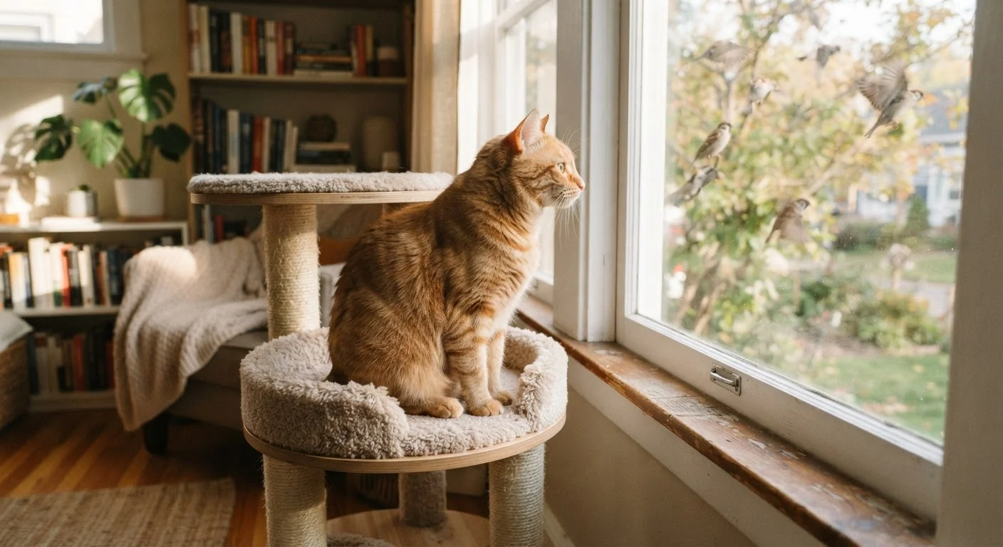Building a Daily Enrichment Routine for an Indoor Cat