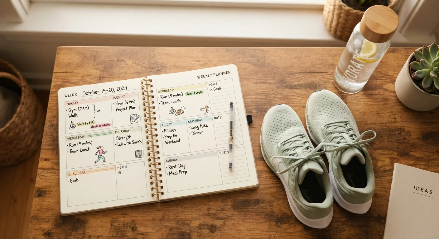 Building a Weekly Exercise Schedule That You'll Actually Stick To