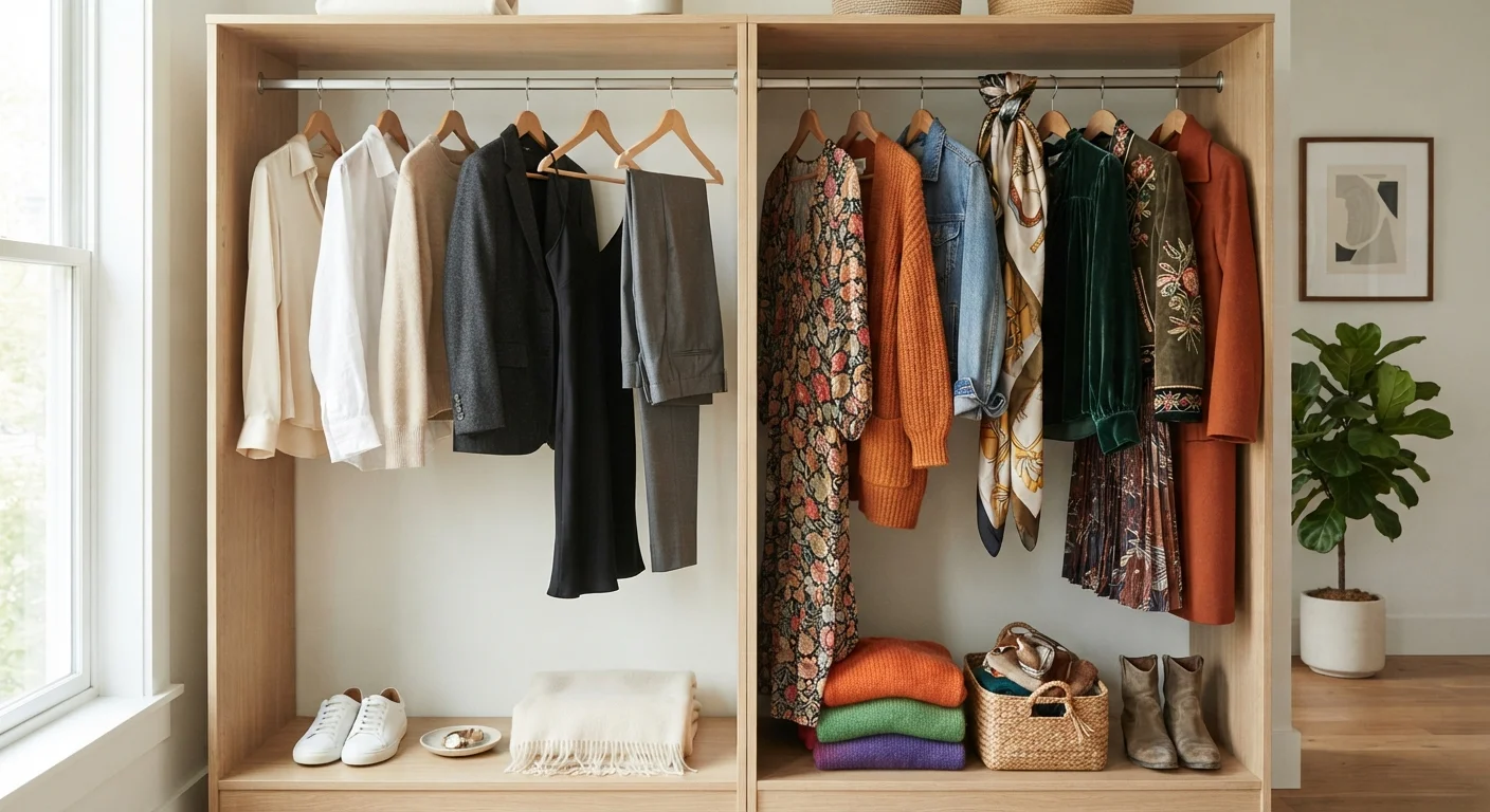 Capsule Wardrobe vs. Curated Wardrobe: Two Philosophies, One Goal