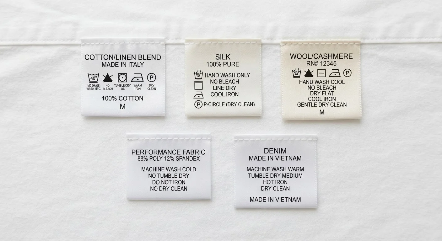 Everything You Need to Know About Clothing Care Labels