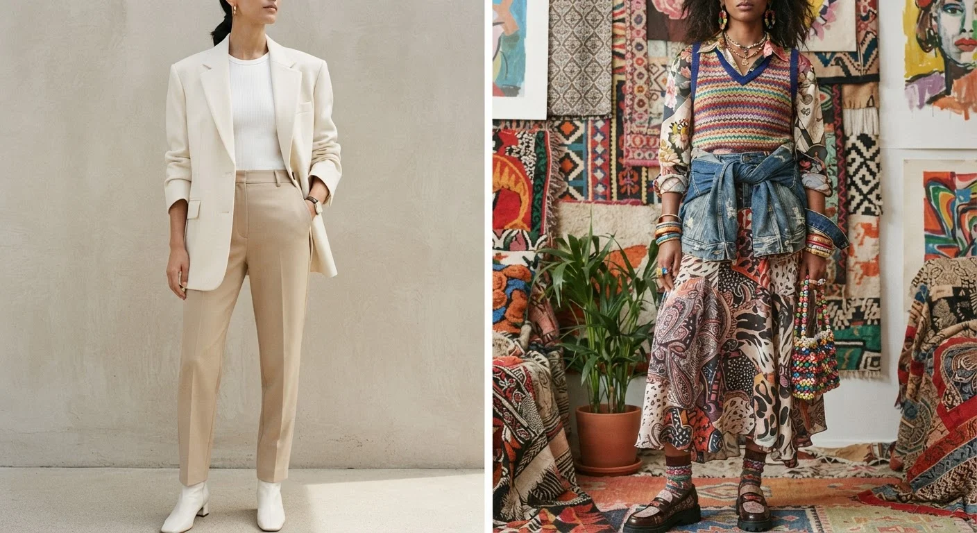 Minimalist vs. Maximalist Dressing: Understanding Two Distinct Style Philosophies