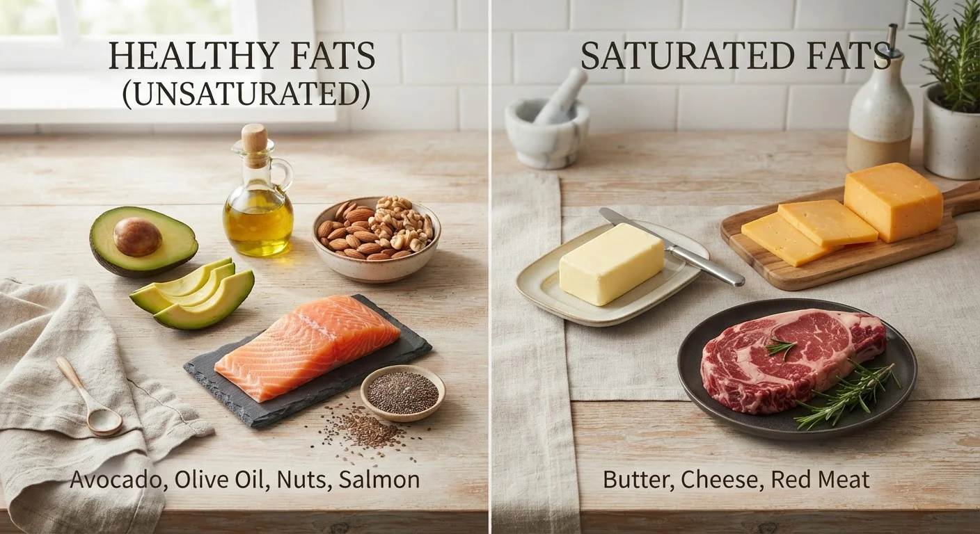 Saturated Fat vs. Unsaturated Fat: What the Science Actually Says