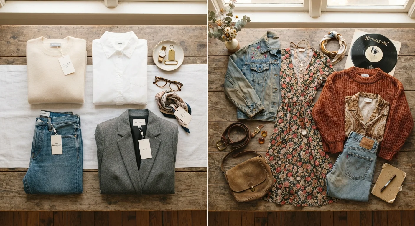 Secondhand vs. New: How Each Shapes the Way You Build a Wardrobe