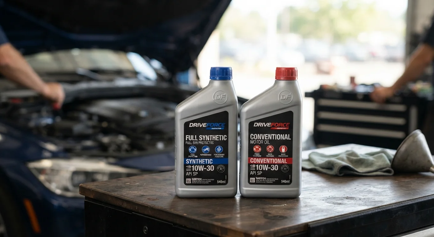Synthetic vs. Conventional Motor Oil: What the Difference Actually Means